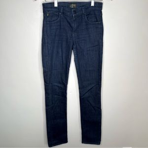 Agolde Elodie Dark Blue Denim Straight Leg Jeans Size 26